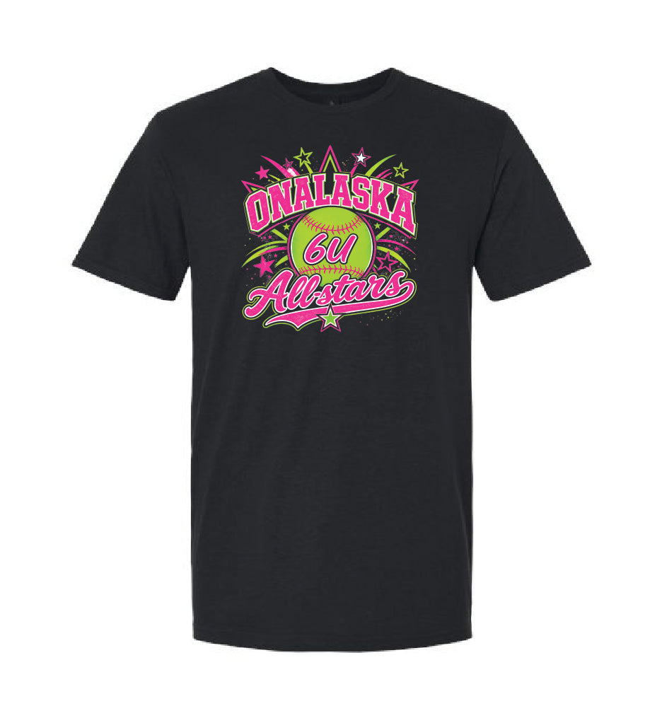 Onalaska 6U Softball All Stars Shirt