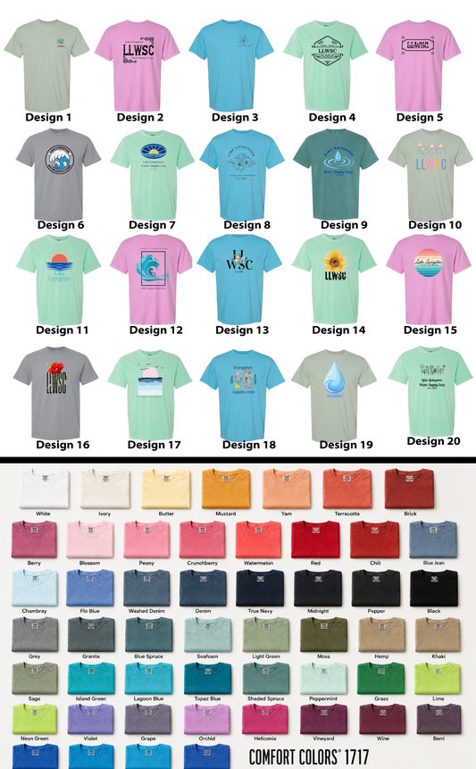 LLWS Comfort color shirts